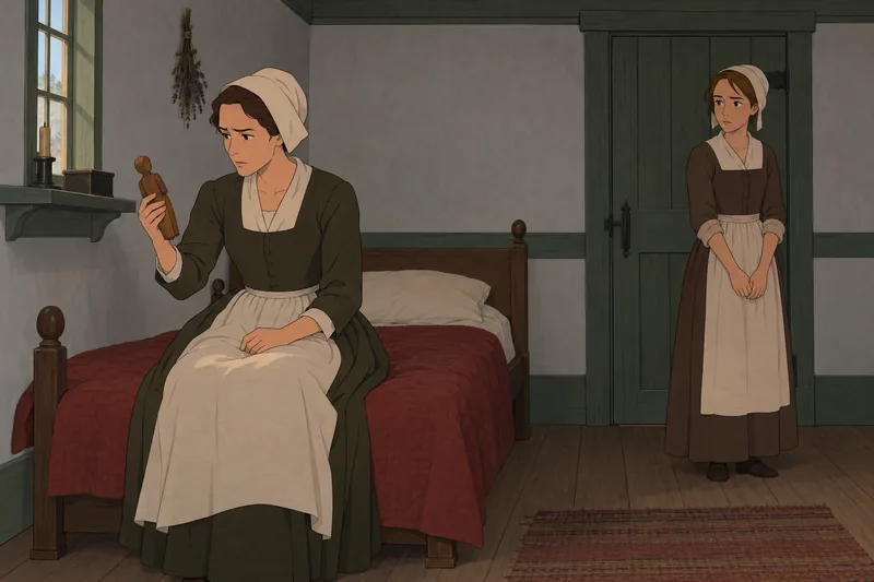 Escena: cuestionario sobre El: Mary observa la muñeca.