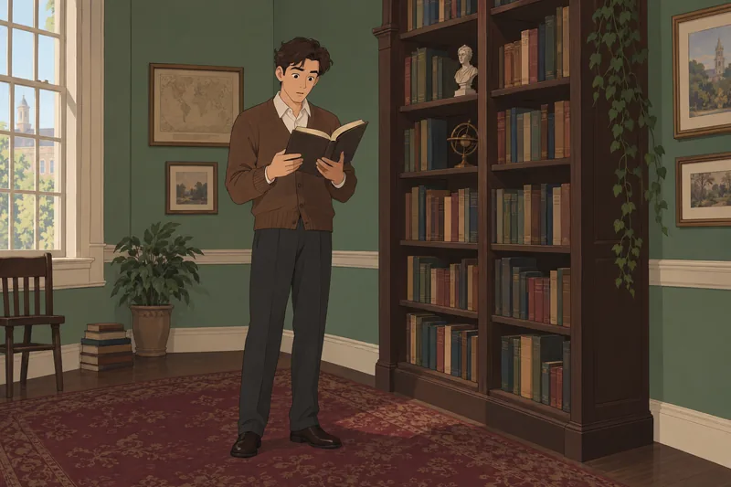 cuestionario del capítulo: lector estudia un libro.