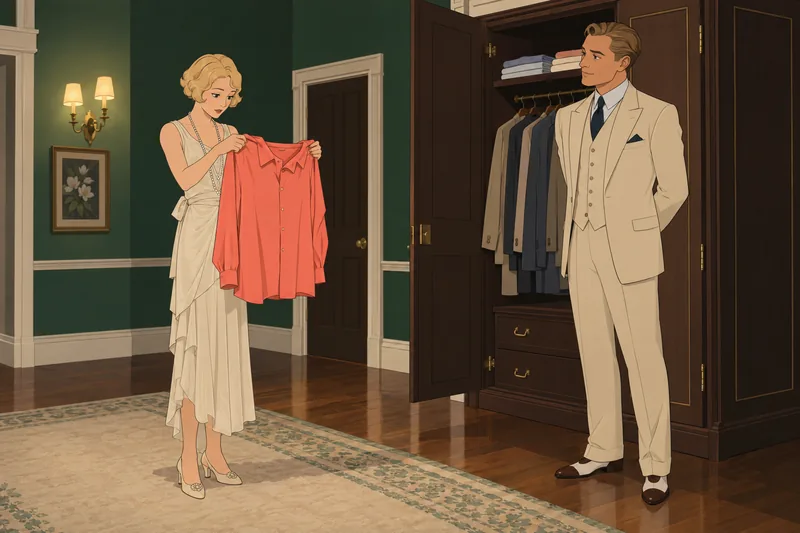 Great Gatsby Chapter traces Daisy's shirt discovery.