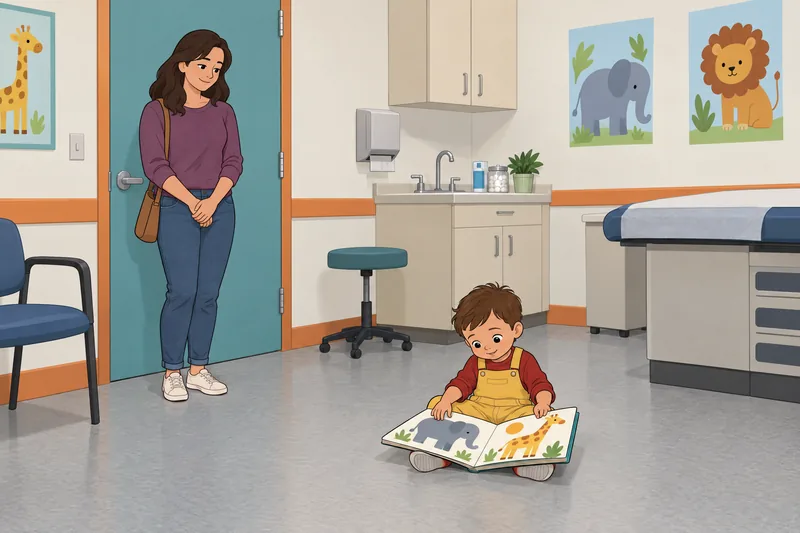 Maternal Secure Attachment appears in a clinic.