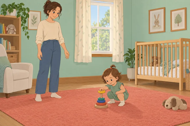 Maternal Secure Attachment appears in a nursery.