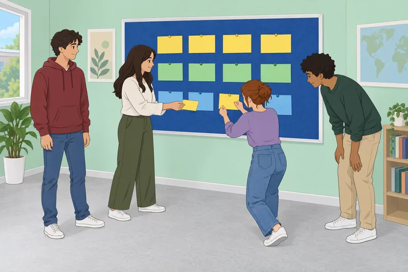 nivel de desarrollo: estudiantes coordinan tareas comunes.