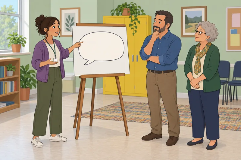 Need for Communication in a community classroom.