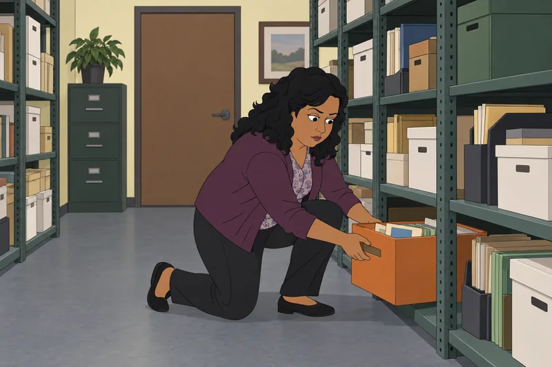 Office Quiz follows a records-room clue.