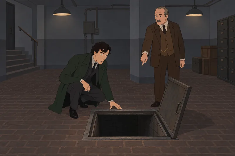 Red-Headed League Quiz reveals a tunnel clue.
