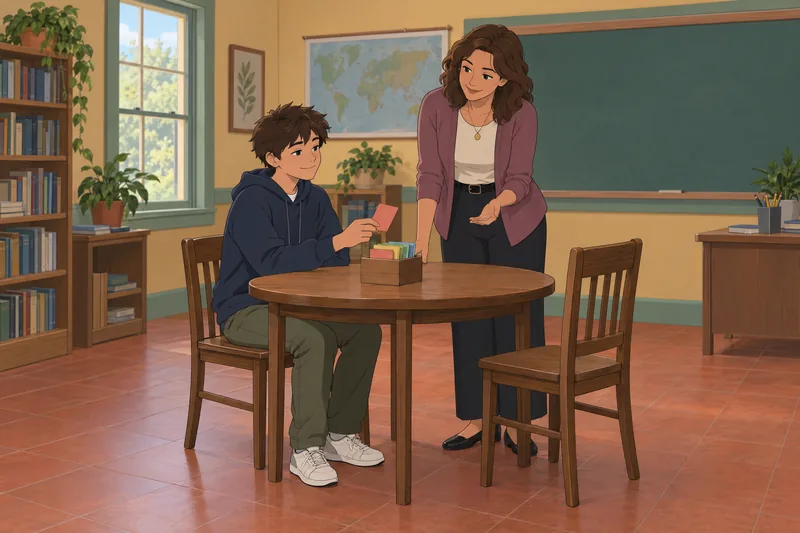 Classroom Psychological Climate during calm card sharing.