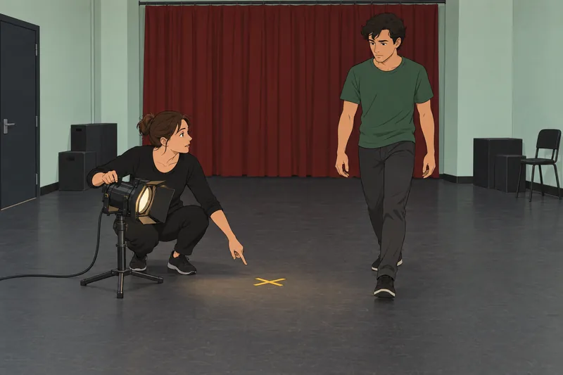 Theater Quiz shows a stage-light rehearsal.