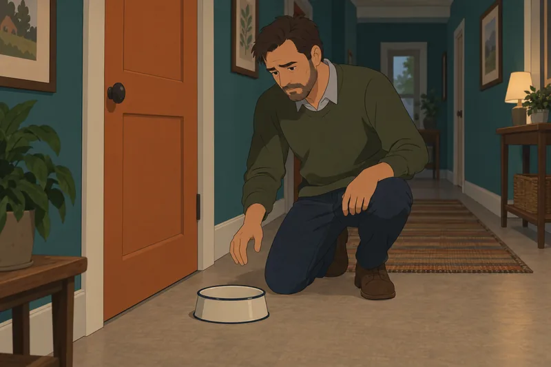 There Will Come: an empty bowl marks absence.