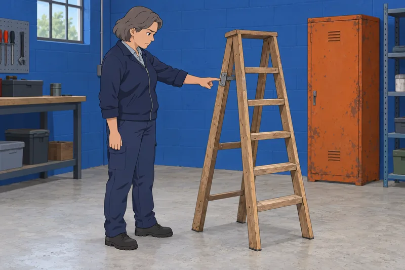 El cuestionario de sensibilidad muestra una escalera dañada.