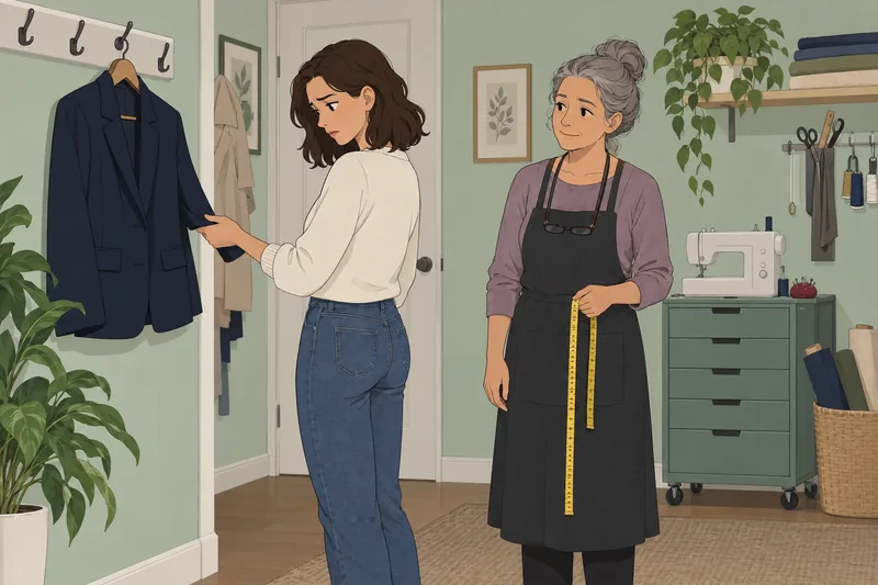"escala trifactorial de" muestra un ajuste de chaqueta.