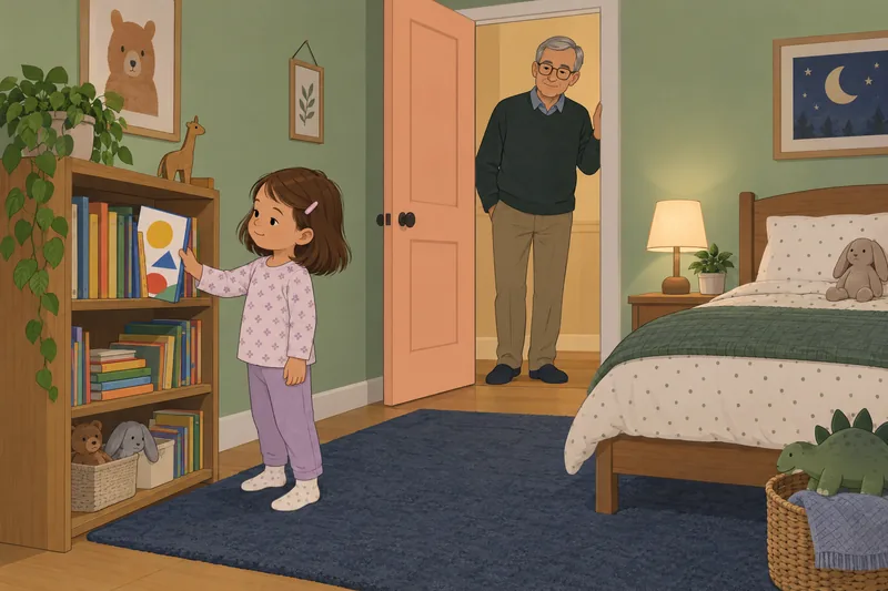 Three-Year Crisis Symptom enters a quiet bedroom.