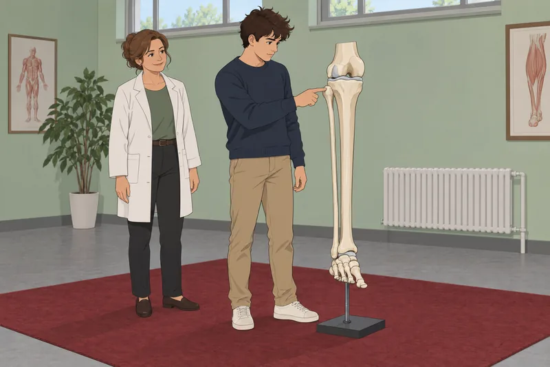 Este cuestionario de identificación muestra la tibia.