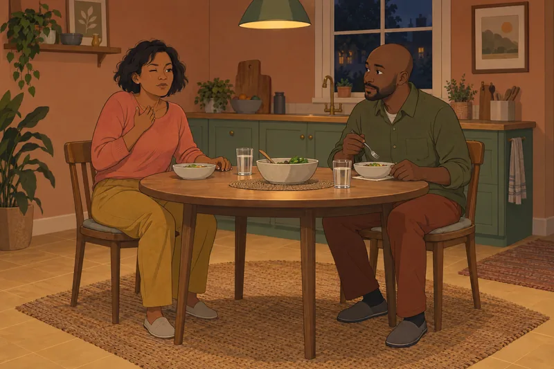 Tic Test for Adults: a tic over dinner