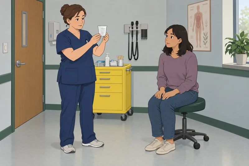 Time Management and: nurse measures a cup.