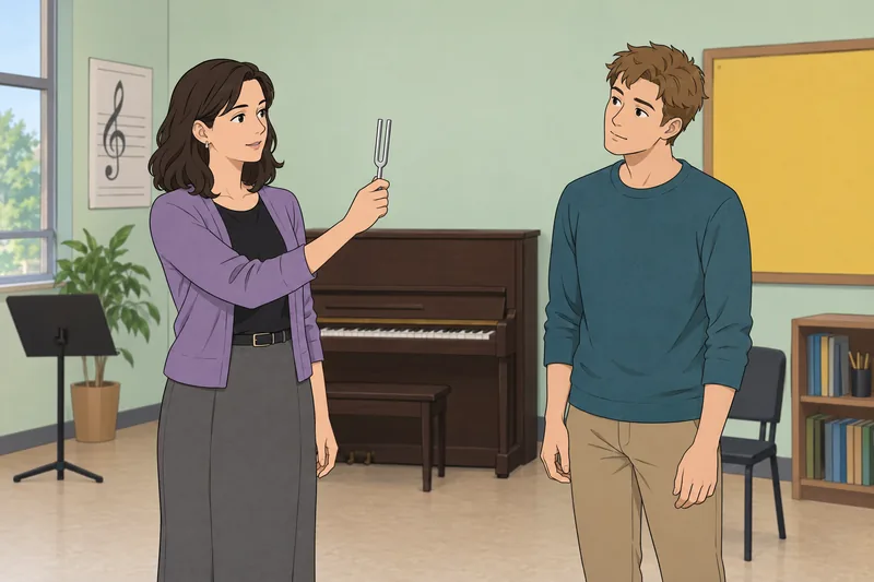 Tone Deaf Quiz shows a pitch lesson.