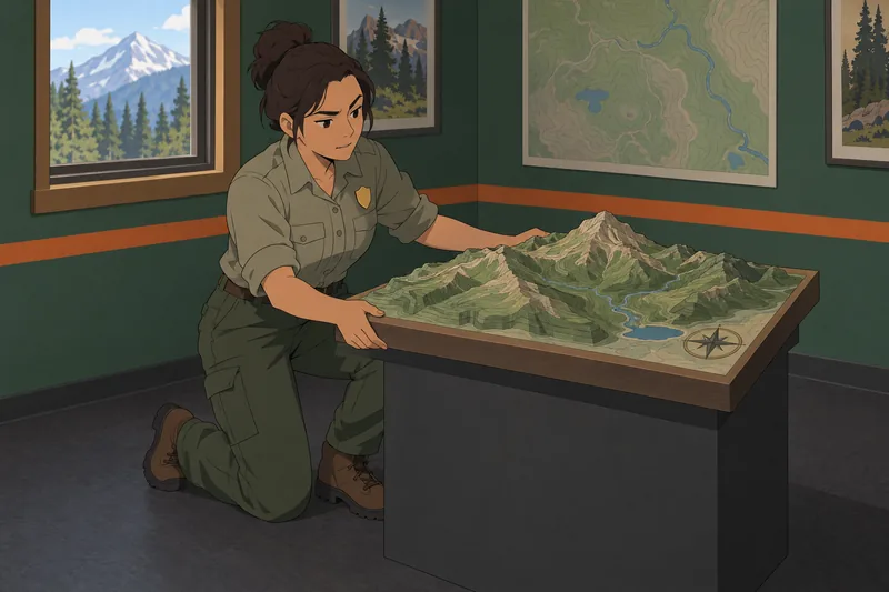 Topographic Map Quiz tests compass and terrain skills.