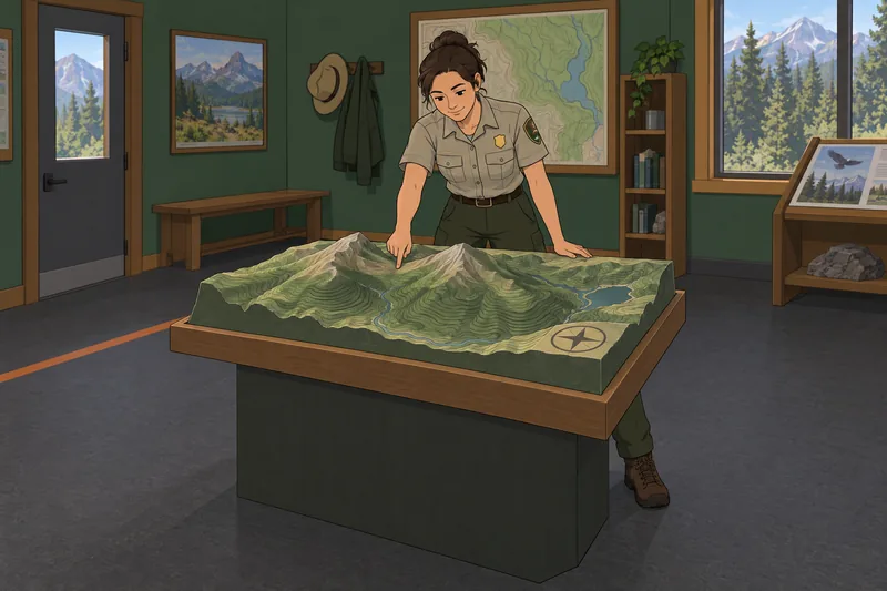 El cuestionario sobre mapas prueba brújula y relieve.