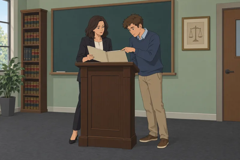 Tort Law Quiz shows classroom case analysis.