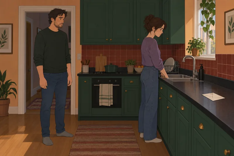 El cuestionario sobre hermanos muestra un sobre cerrado.