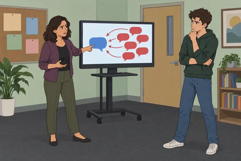 Troll Quiz shows a moderator reviewing online behavior.