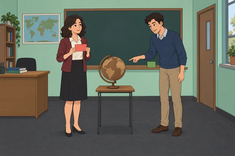 Aula para cuestionario de verdadero y ciencia.
