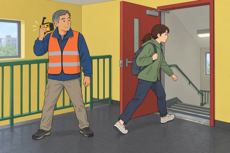 Tsunami Quiz follows a calm evacuation drill.