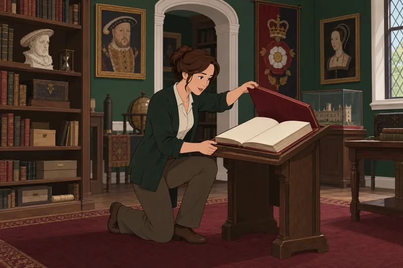 Tudor Quiz follows a curator with a chronicle.