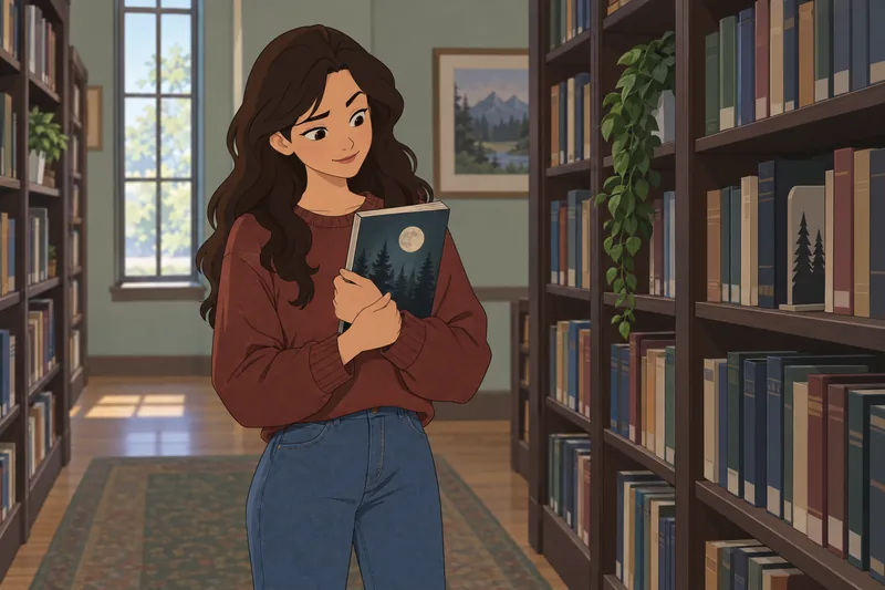 Quiz ¿Qué personaje: una lectora observa una novela.
