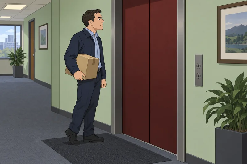 Type A Behavior faces a delayed elevator.