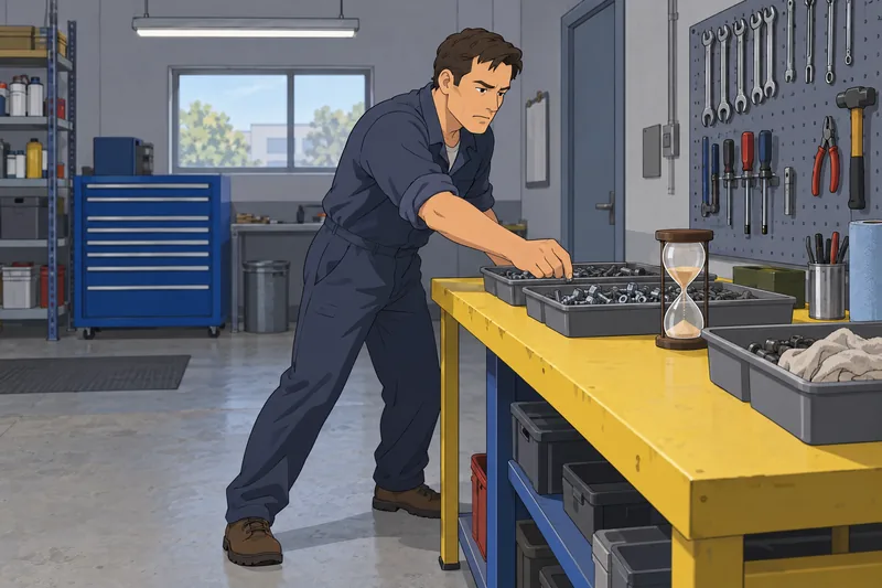 La escala de diagnóstico muestra presión laboral.