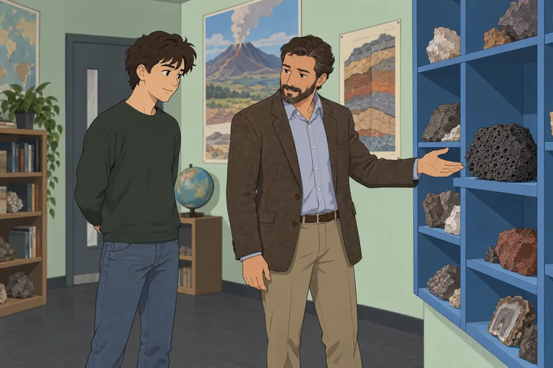 Este cuestionario sobre los presenta una roca basáltica.