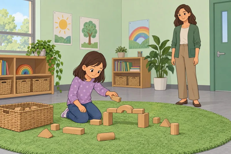 Child Subjective Self-Regulation begins with blocks.