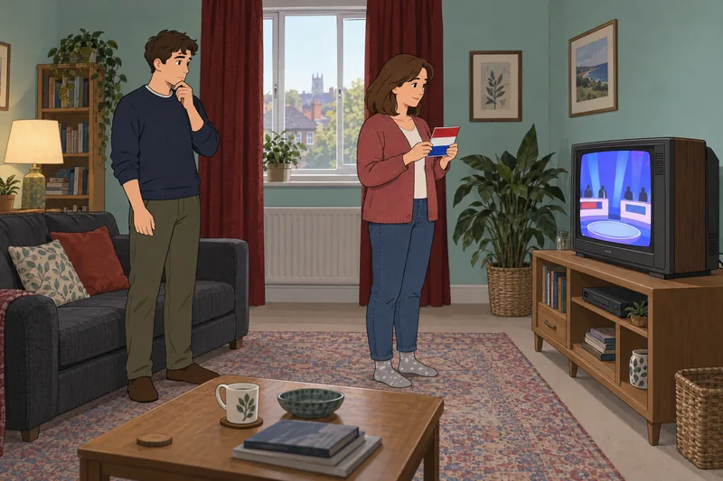 Quiz sobre la televisión del Reino Unido.
