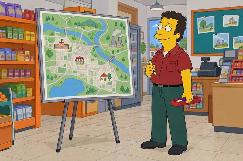 Quiz definitivo de Los Simpson sitúa lugares conocidos.