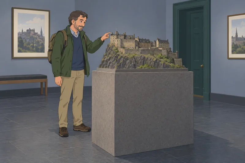 cuestionario sobre el Reino Unido muestra un castillo.