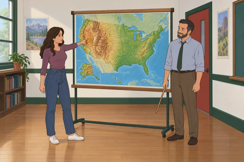 Las preguntas del cuestionario muestran práctica geográfica.