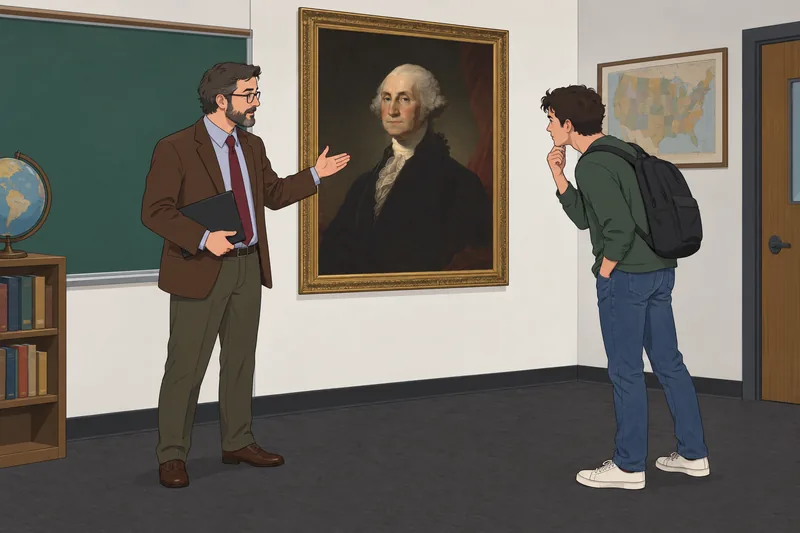 US Presidents Quiz unfolds in a classroom.
