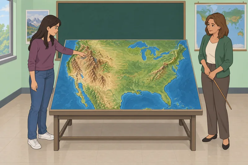El cuestionario de estados muestra un relieve.