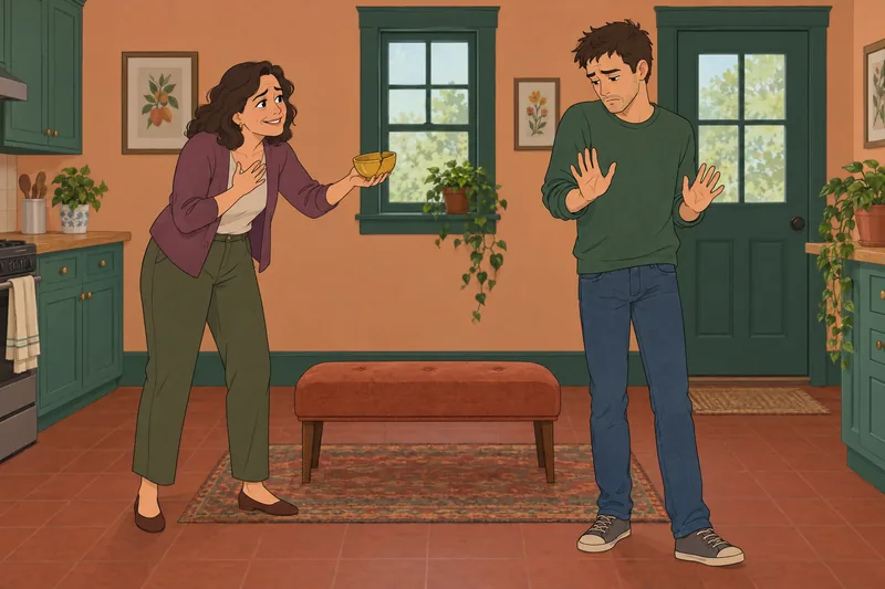 Use of Emotions appears through a measured gesture.