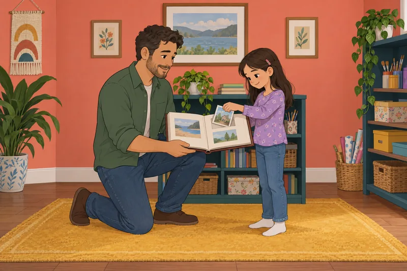 Utrecht-Management of Identity shows a father listening.