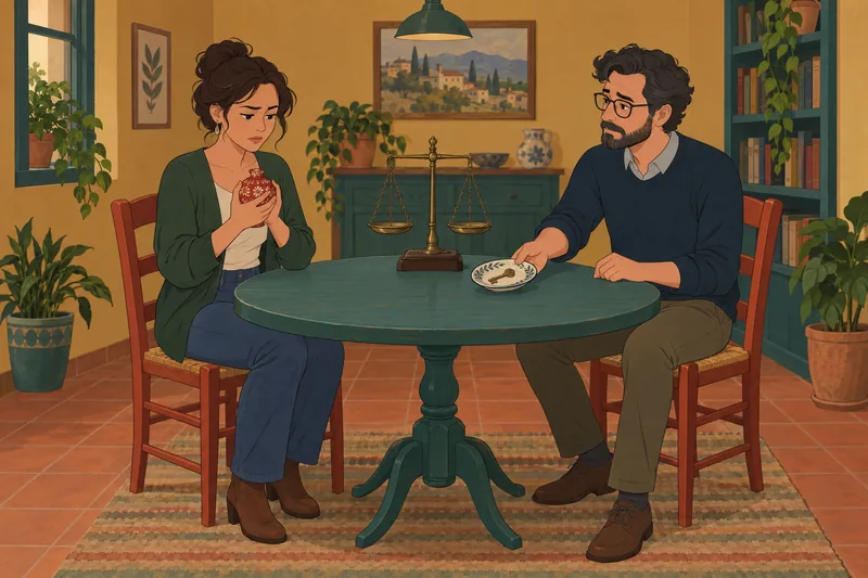 El nivel de relación guía una elección.