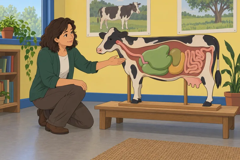 Vegan Quiz shows an animal-biology lesson.
