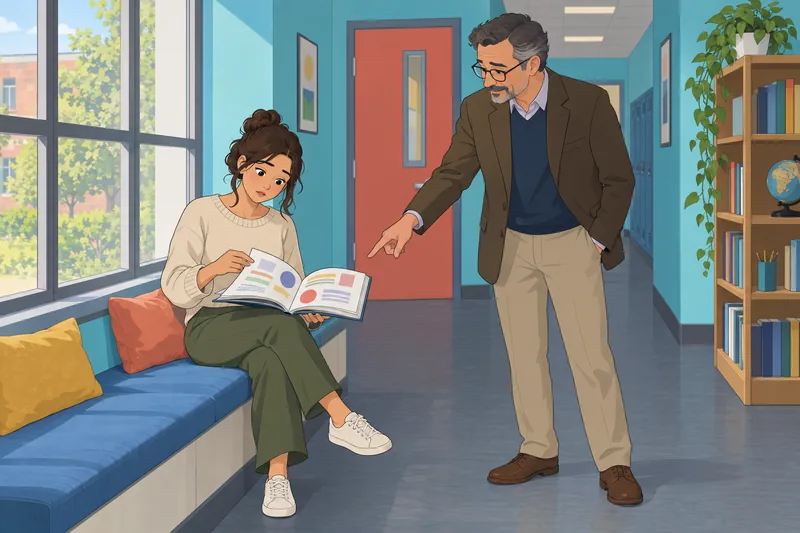 cuestionario sobre verbos junto a un cuaderno abierto.