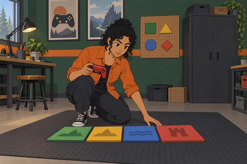 Video Game Quiz with a game controller.
