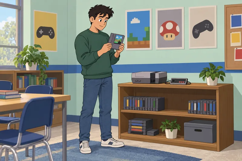 Video Game Quiz in a classroom.