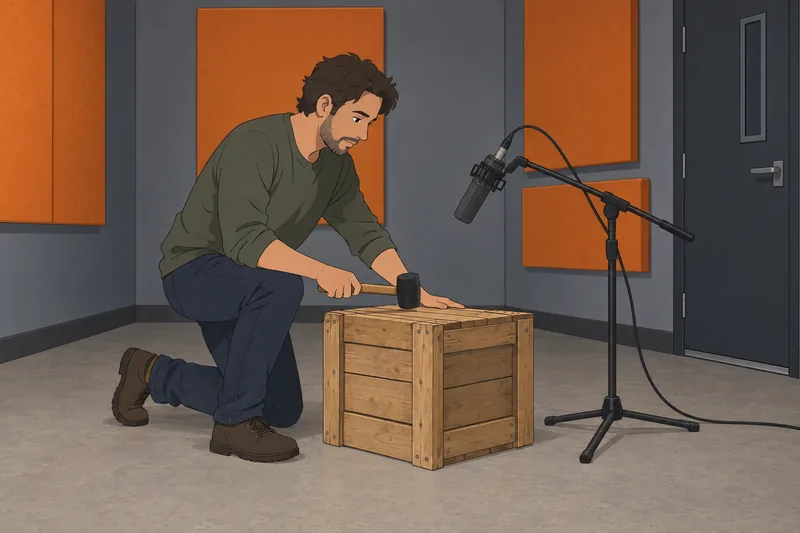 Video Game SFX meets a Foley recording exercise.