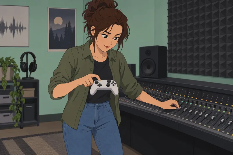 Video Game SFX appears in a mixing classroom.
