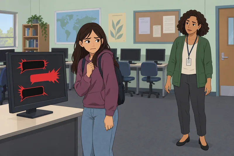 Cyberbullying Vulnerability Scale shows guarded digital contact.