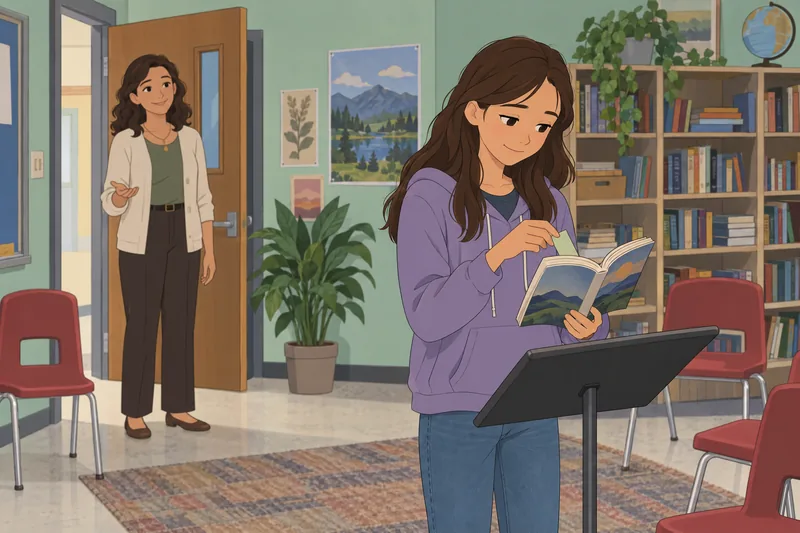 El cuestionario sobre Walk muestra una lectura.