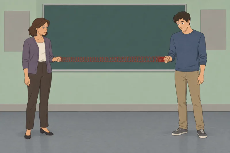 cuestionario sobre ondas muestra un pulso.